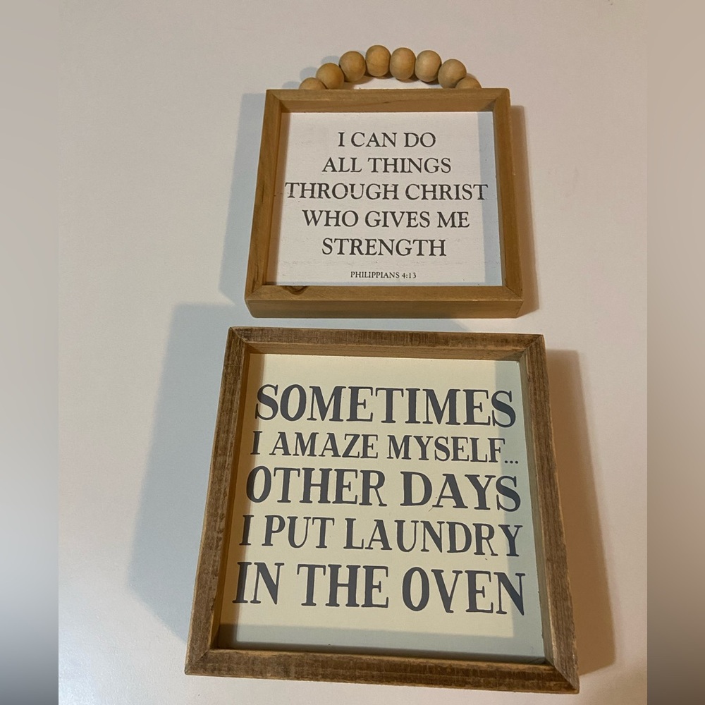 Two small cube messages
